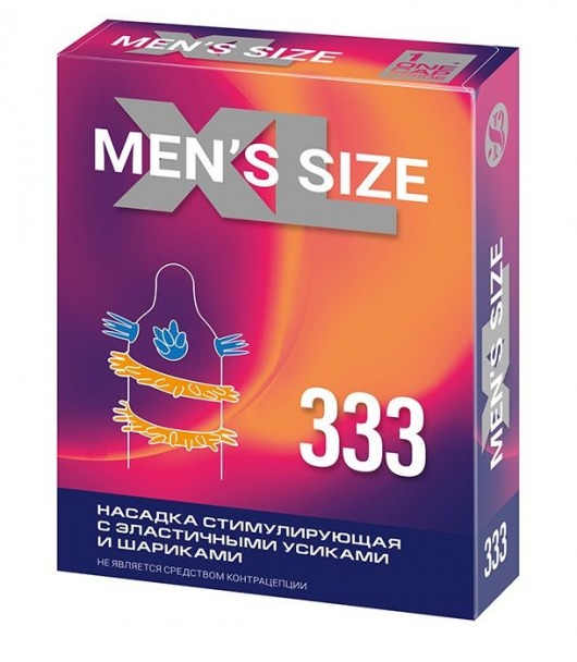 Стимулирующая насадка на пенис MEN SIZE 333 - Sitabella - в Архангельске купить с доставкой