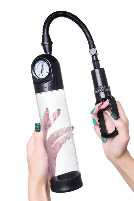 Прозрачная механическая помпа Helmer с манометром - Sexus - в Архангельске купить с доставкой