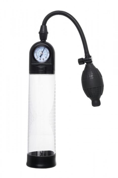 Прозрачная механическая помпа Roald с манометром - Sexus - в Архангельске купить с доставкой