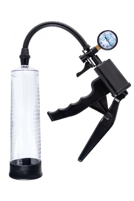 Прозрачная механическая помпа для пениса Viggo - Sexus - в Архангельске купить с доставкой