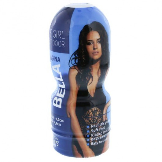Телесный мастурбатор-вагина в тубе Bella - Dream Toys - в Архангельске купить с доставкой