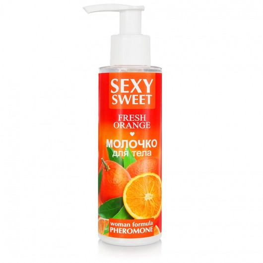 Молочко для тела с феромонами и ароматом апельсина Sexy Sweet Fresh Orange - 150 гр. -  - Магазин феромонов в Архангельске