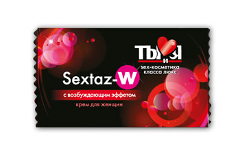 Возбуждающий крем для женщин Sextaz-W в одноразовой упаковке - 1,5 гр. - Биоритм - купить с доставкой в Архангельске