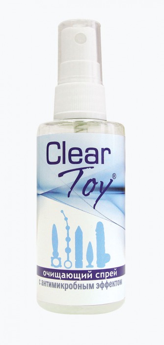 Очищающий спрей Clear Toy с антимикробным эффектом - 100 мл. - Биоритм - купить с доставкой в Архангельске