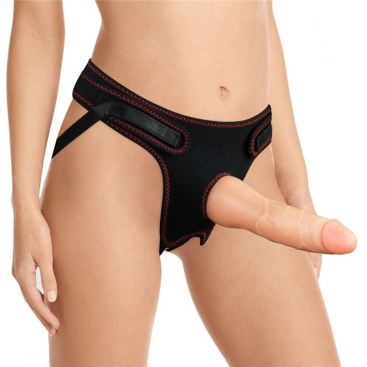 Женский страпон Easy Strapon Set 7.5 - 19 см. - Lovetoy - купить с доставкой в Архангельске