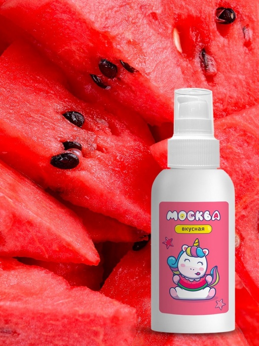 Универсальная смазка с ароматом арбуза  Москва Вкусная  - 100 мл. - Москва - купить с доставкой в Архангельске