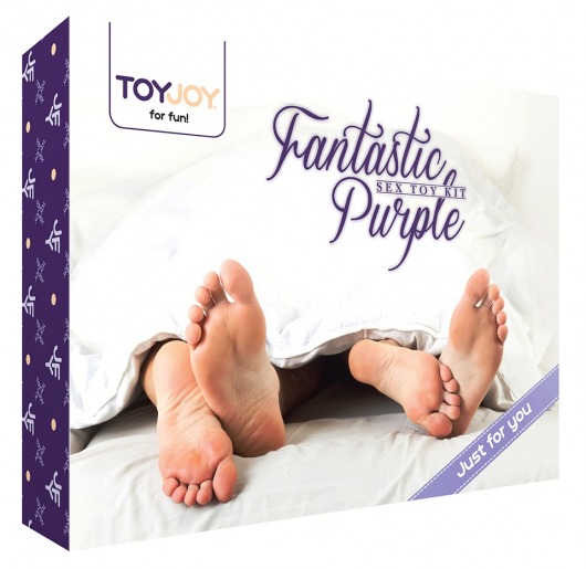 Эротический набор FANTASTIC PURPLE SEX TOY KIT - Toy Joy - купить с доставкой в Архангельске