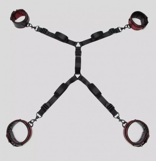 Изысканный набор фиксаций на кровати Reversible Under Mattress Restraint Set - Fifty Shades of Grey - купить с доставкой в Архангельске