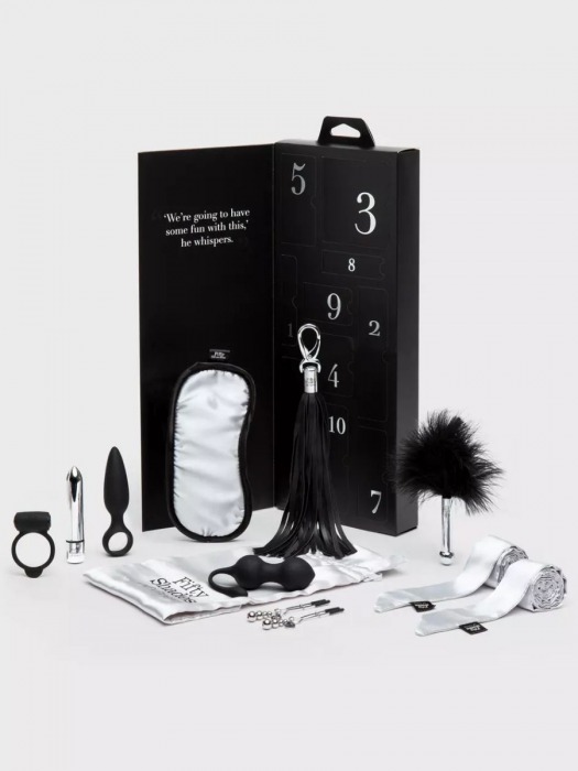 Эротический набор Pleasure Overload 10 Days of Play Gift Set - Fifty Shades of Grey - купить с доставкой в Архангельске