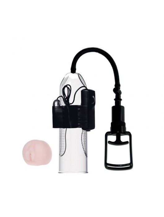 Вибрирующая вакуумная помпа со сменной насадкой - 24,5 см. - Baile - в Архангельске купить с доставкой