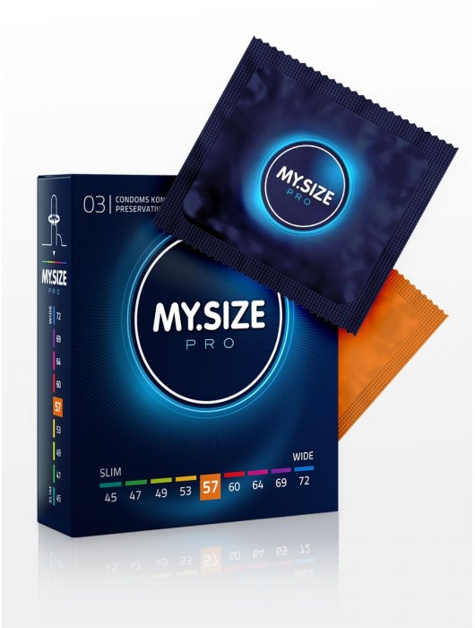 Презервативы MY.SIZE размер 57 - 3 шт. - My.Size - купить с доставкой в Архангельске