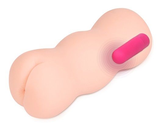 Телесный вибромастурбатор-анус TONGGGO 2 Auto - KOKOS - в Архангельске купить с доставкой