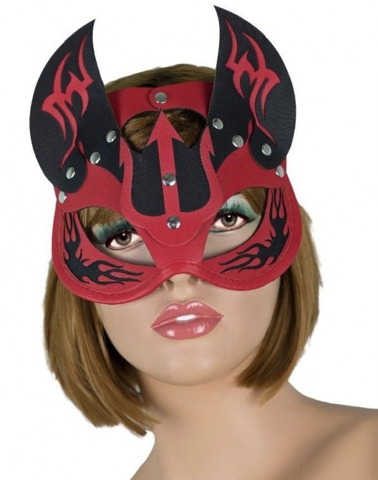 Маска дьяволицы с рожками - LOVETOY (А-Полимер) - купить с доставкой в Архангельске