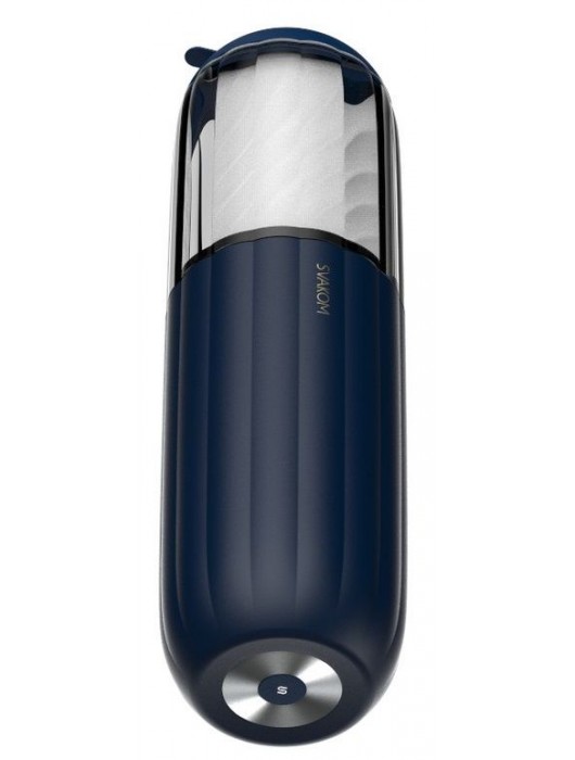 Черно-белый интерактивный мастурбатор Alex Neo 2 - Svakom - в Архангельске купить с доставкой