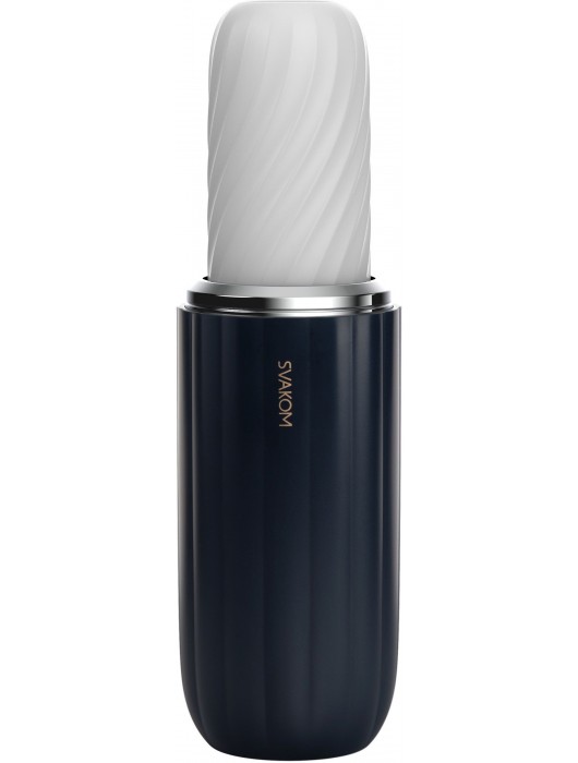 Черно-белый интерактивный мастурбатор Alex Neo 2 - Svakom - в Архангельске купить с доставкой