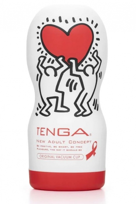 Мастурбатор Keith Haring Cup Deep Throat - Tenga - в Архангельске купить с доставкой