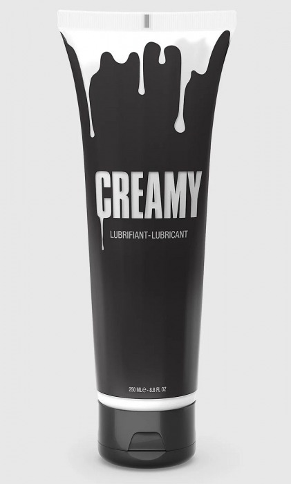 Смазка на водной основе Creamy с консистенцией спермы - 250 мл. - Strap-on-me - купить с доставкой в Архангельске