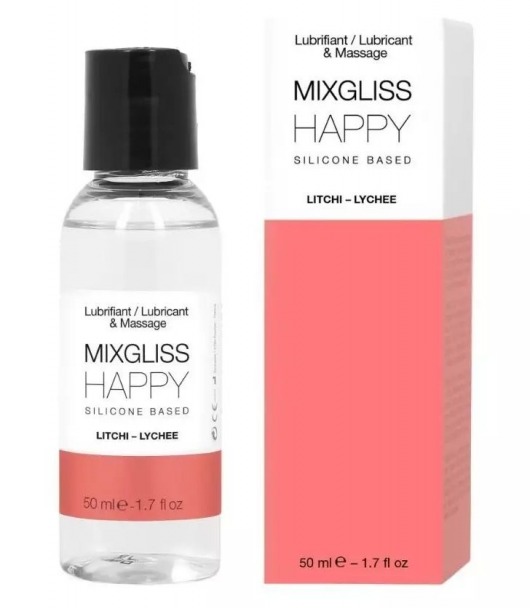 Смазка на силиконовой основе Mixgliss Happy - 50 мл. - Mixgliss - купить с доставкой в Архангельске