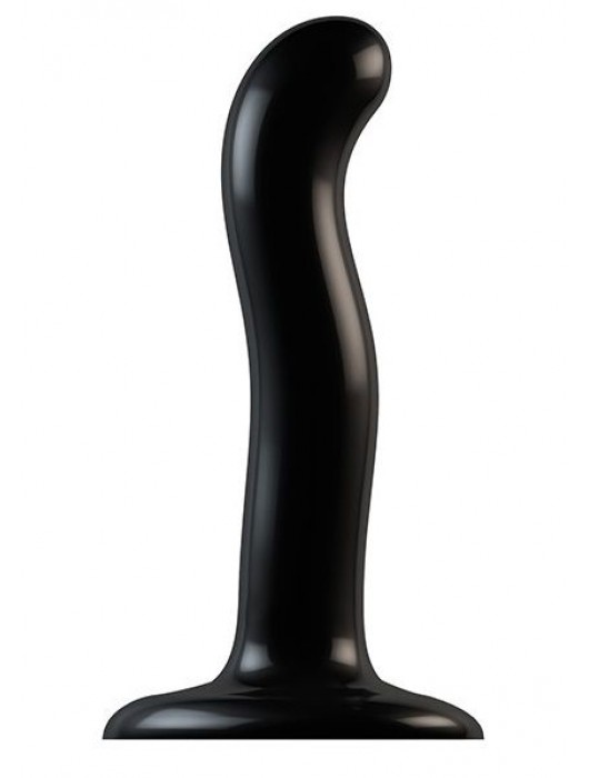 Черный фаллоимитатор-насадка Strap-On-Me P G spot Dildo size S - 16,4 см. - Strap-on-me - купить с доставкой в Архангельске
