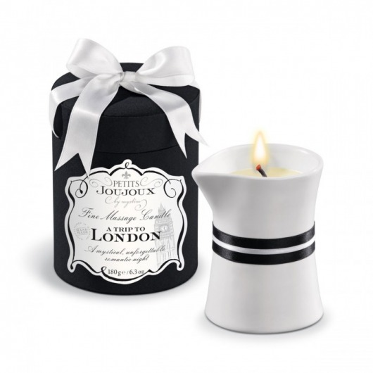 Массажное масло в виде большой свечи Petits Joujoux London с ароматом ревеня, амбры и чёрной смородины - MyStim - купить с доставкой в Архангельске