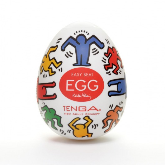 Мастурбатор-яйцо Keith Haring EGG DANCE - Tenga - в Архангельске купить с доставкой
