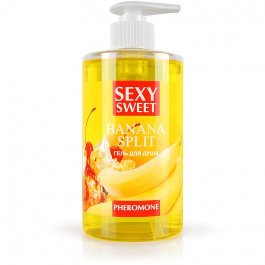 Гель для душа Sexy Sweet Banana Split с ароматом банана и феромонами - 430 мл. -  - Магазин феромонов в Архангельске
