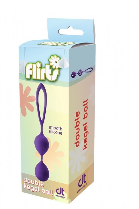 Фиолетовые вагинальные шарики Flirts Kegel Balls - Dream Toys