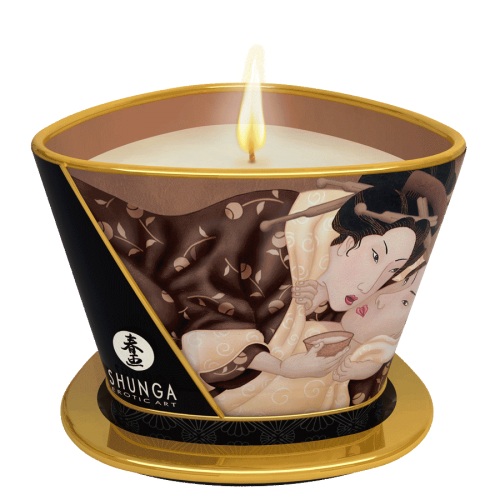 Массажная свеча Intoxicatin Chocolate с ароматом шоколада - 170 мл. - Shunga - купить с доставкой в Архангельске