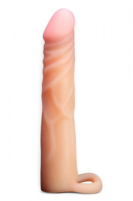 Телесная насадка на пенис Cock Xtender - 17,7 см. - Blush Novelties - в Архангельске купить с доставкой