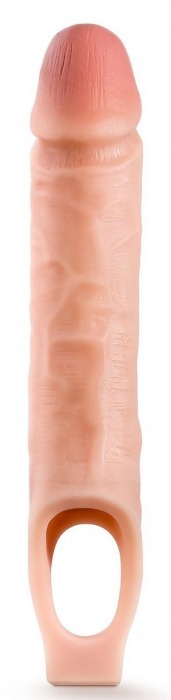 Телесная насадка на пенис 10 Inch Cock Sheath Extender - 25 см. - Blush Novelties - в Архангельске купить с доставкой
