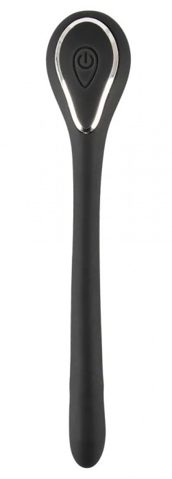 Черный гибкий уретральный стимулятор с вибрацией Vibrating Bendable Dilator - 13,5 см. - Orion - купить с доставкой в Архангельске