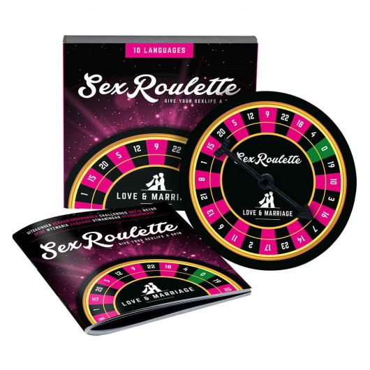 Настольная игра-рулетка Sex Roulette Love   Marriage - Tease&Please - купить с доставкой в Архангельске