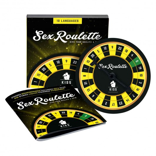 Настольная игра-рулетка Sex Roulette Kiss - Tease&Please - купить с доставкой в Архангельске