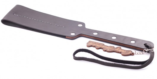 Гладкий мягкий удлиненный пэддл с заклепками - 32 см. - Crazy Handmade - купить с доставкой в Архангельске