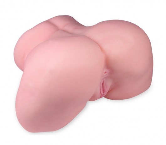 Реалистичный мастурбатор-полуторс с 2 рабочими отверстиями - S-HANDE - в Архангельске купить с доставкой