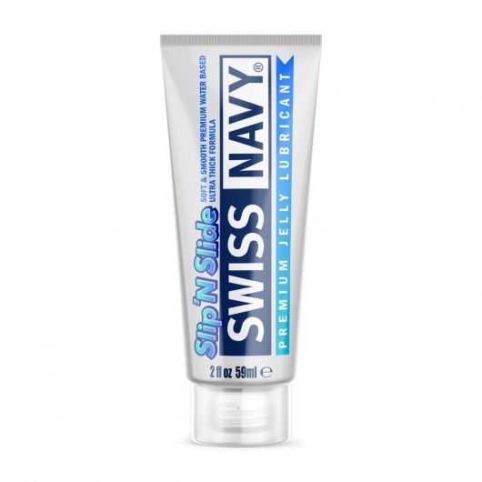 Лубрикант-желе на водной основе Premium Jelly Lubricant - 59 мл. - Swiss navy - купить с доставкой в Архангельске