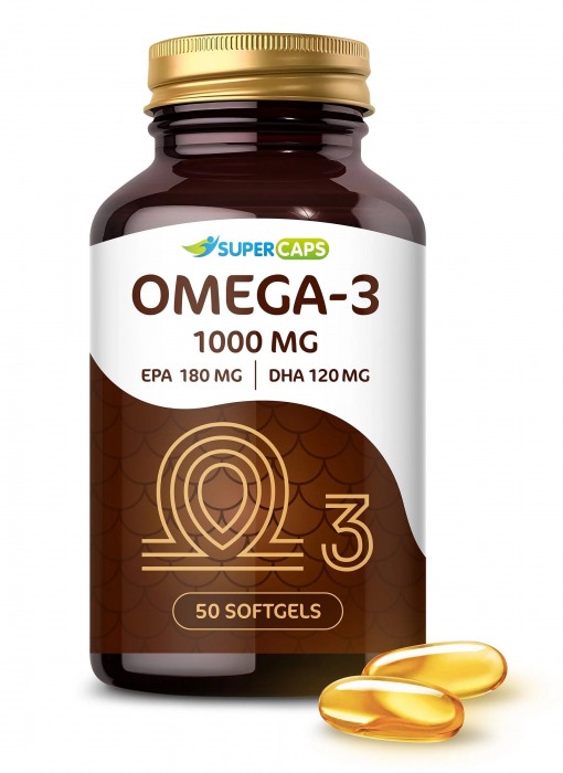 Пищевая добавка SuperCaps OMEGA-3 - 50 капсул (1000 мг) - SuperCaps - купить с доставкой в Архангельске