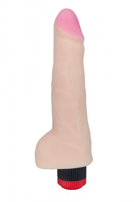 Реалистичный виброфаллос из неоскин - 18 см. - LOVETOY (А-Полимер)