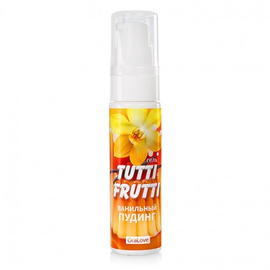 Интимный гель на водной основе Tutti-Frutti  Ванильный пудинг  - 30 гр. - Биоритм - купить с доставкой в Архангельске