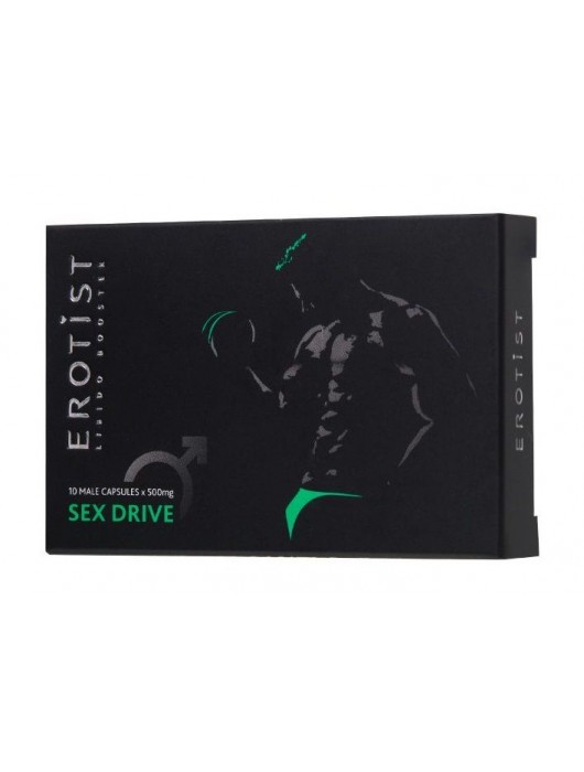 Капсулы для мужчин для повышения либидо Erotist SEX DRIVE - 10 капсул (500 мг.) - Erotist Libido Booster - купить с доставкой в Архангельске