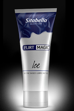 Силиконовая гель-смазка FLIRT MAGIC Ice с лёгким пролонгирующим эффектом - 75 мл. - Sitabella - купить с доставкой в Архангельске
