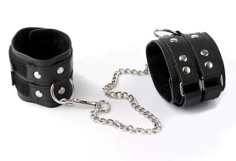 Чёрные кожаные оковы - Sitabella - купить с доставкой в Архангельске