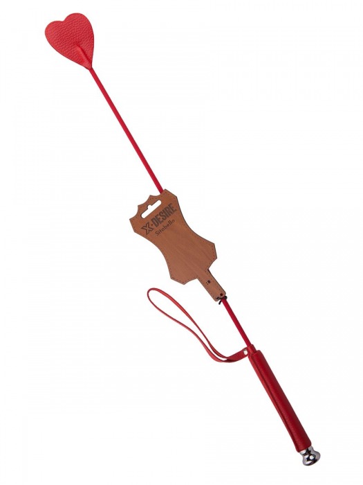 Стек с красным наконечником-сердечком - 70 см. - Sitabella - купить с доставкой в Архангельске