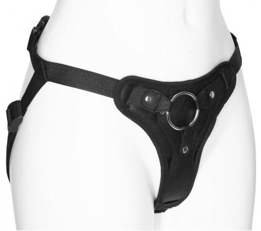Женские трусики для фиксации насадки кольцом с внутренней насадкой - LOVETOY (А-Полимер) - купить с доставкой в Архангельске