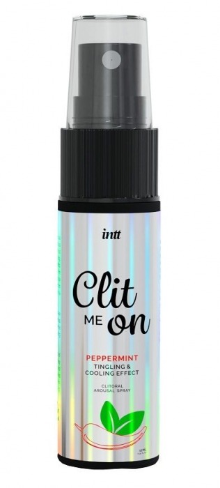 Клиторальный возбуждающий спрей Clit Me On Peppermint - 12 мл. - INTT - купить с доставкой в Архангельске