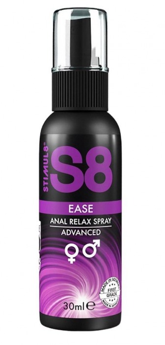 Расслабляющий анальный спрей S8 Ease Anal Relax Spray - 30 мл. - Stimul8 - купить с доставкой в Архангельске