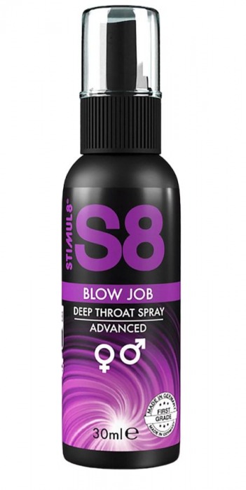 Лубрикант для орального секса S8 Deep Throat Spray - 30 мл. - Stimul8 - купить с доставкой в Архангельске