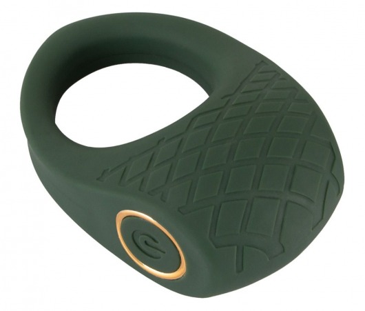 Зеленое эрекционное виброкольцо Luxurious Vibro Cock Ring - Orion - в Архангельске купить с доставкой