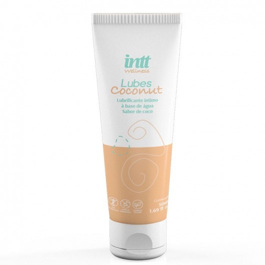 Лубрикант на водной основе Lubes Coconut с ароматом кокоса - 50 гр. - INTT - купить с доставкой в Архангельске