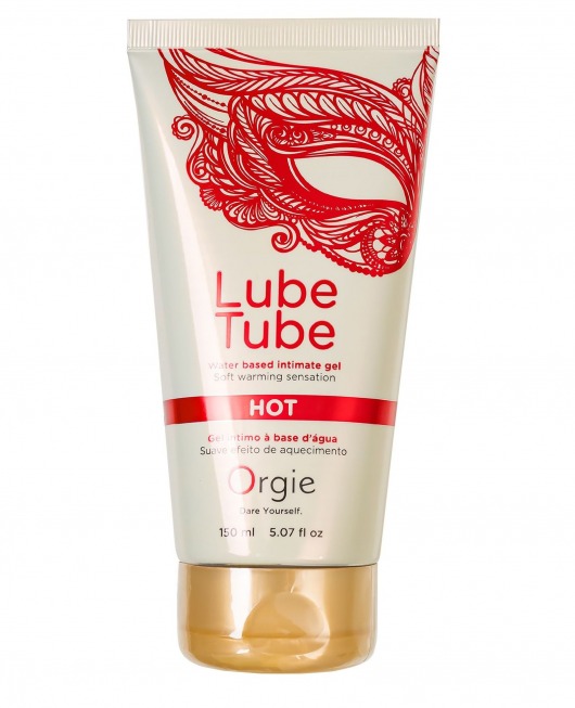 Интимный гель на водной основе Lube Tube Hot с разогревающим эффектом - 150 мл. - ORGIE - купить с доставкой в Архангельске